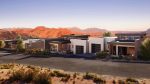 A model of 2-bedroom luxury vacation home Strata Casitas at Lionsback Resort in Moab Utah.