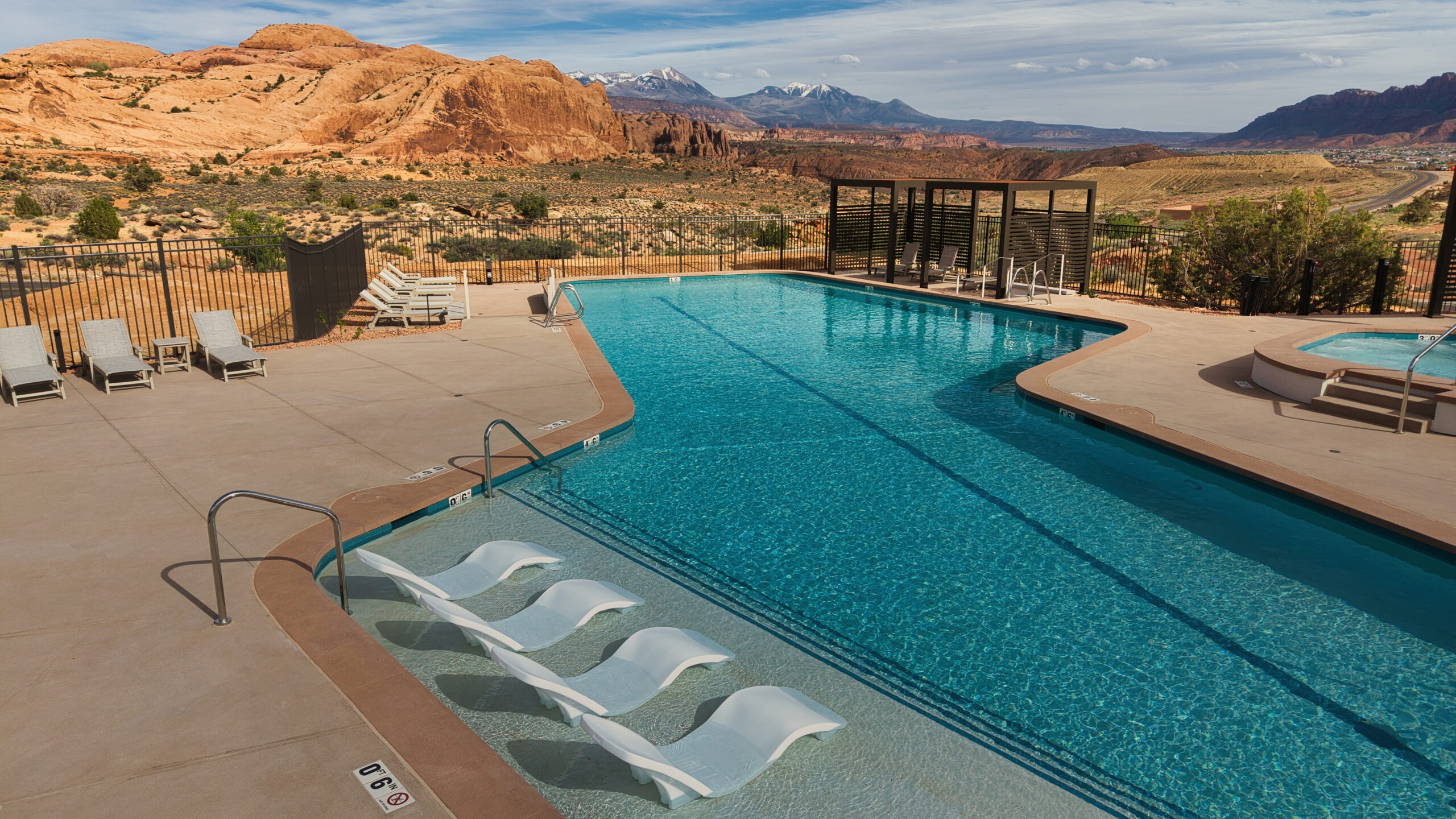 Pool Mountain View Relit